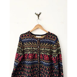 Chaleco floral (M)