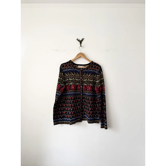 Chaleco floral (M)