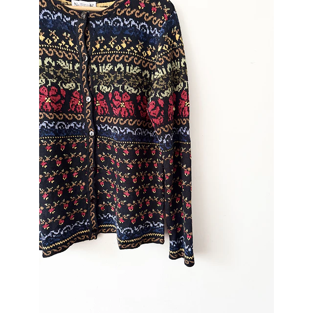 Chaleco floral (M)