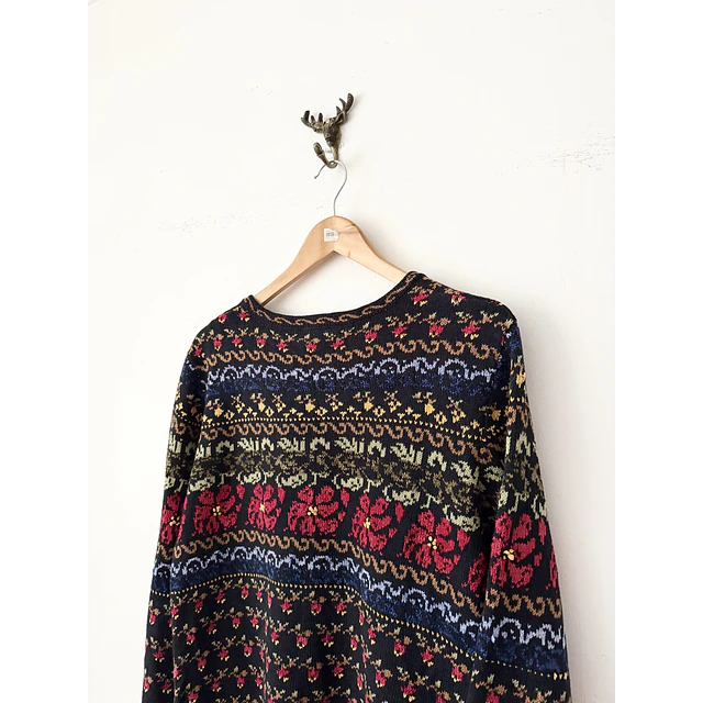 Chaleco floral (M)
