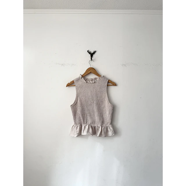 Polera beige (M)