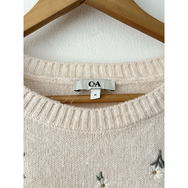 Chaleco floral (M)