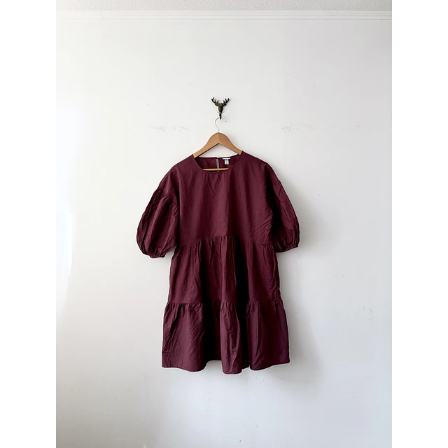Vestido burdeo (M)