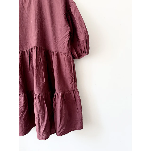 Vestido burdeo (M)