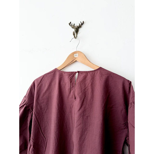 Vestido burdeo (M)