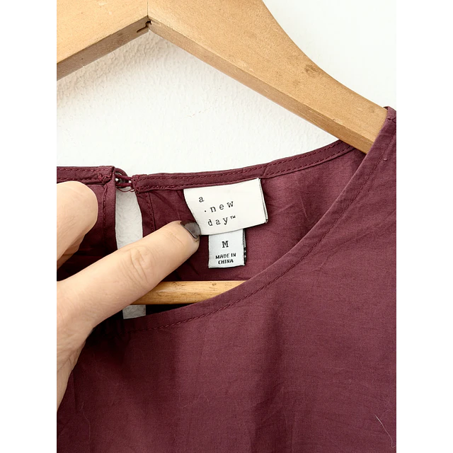 Vestido burdeo (M)