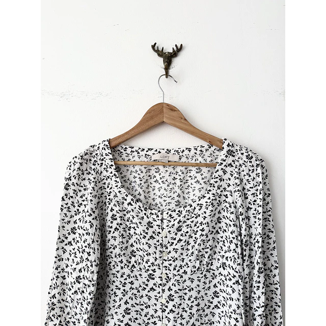 Blusa flores (S)