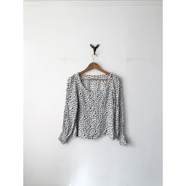 Blusa flores (S)
