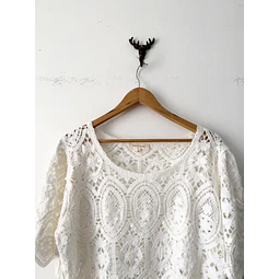 Polera broderie (L)