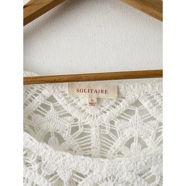 Polera broderie (L)