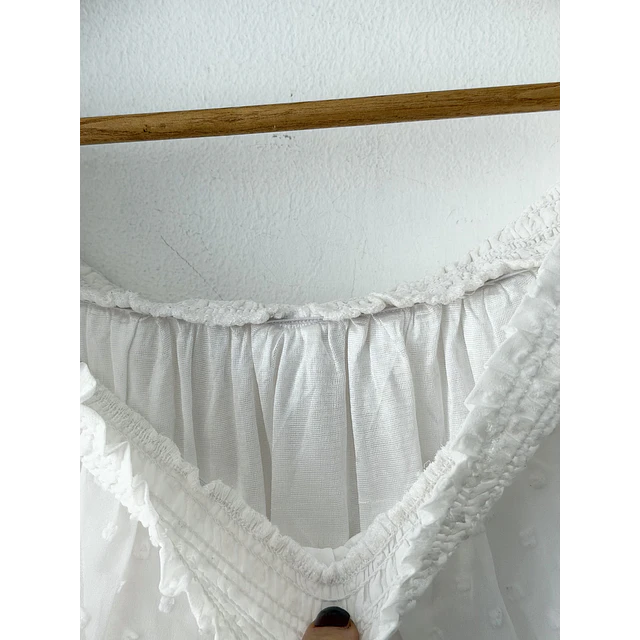Blusa blanca (M)