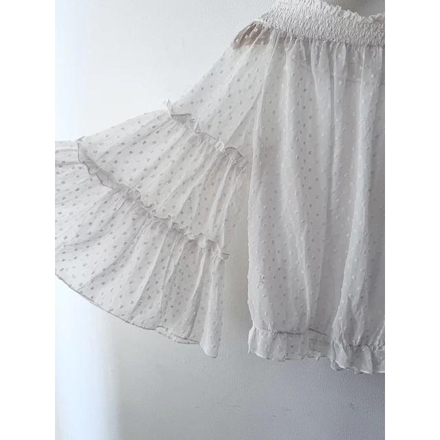 Blusa blanca (M)