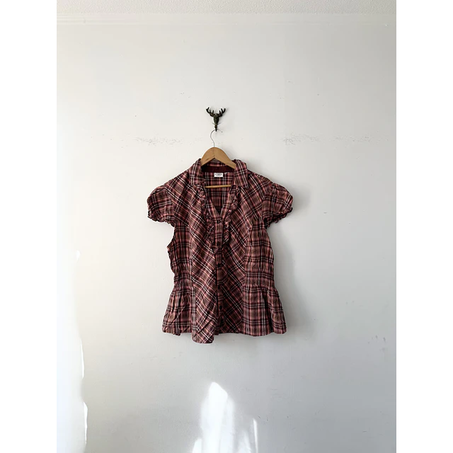 Blusa escocesa (L)