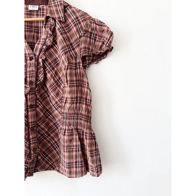 Blusa escocesa (L)