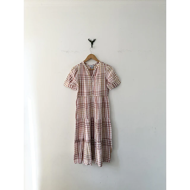 Vestido vichy (XS/S)