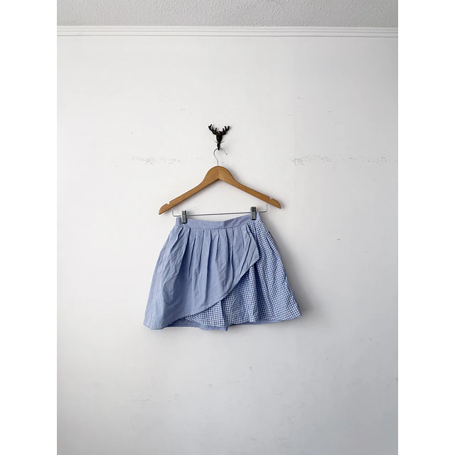 Falda celeste (XS)