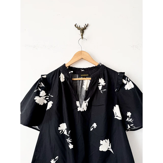 Polera floral (M)