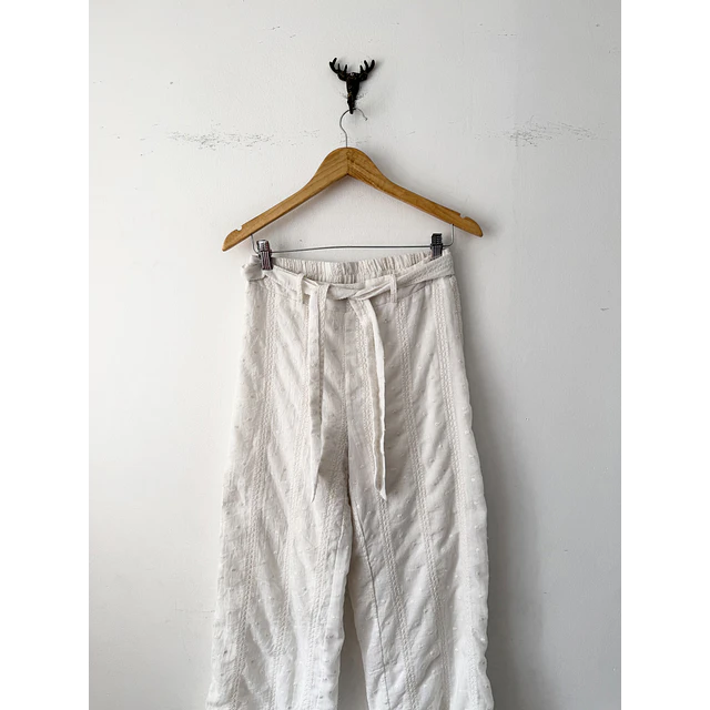 Pantalón broderie (S)