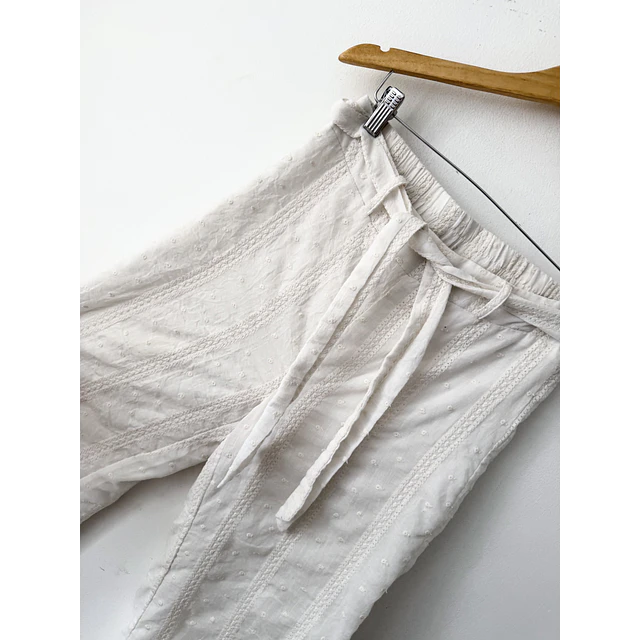 Pantalón broderie (S)