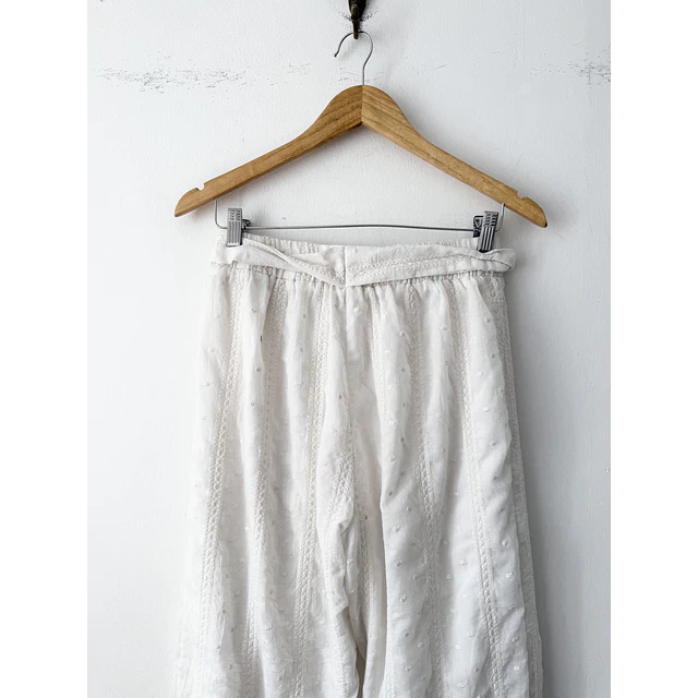 Pantalón broderie (S)
