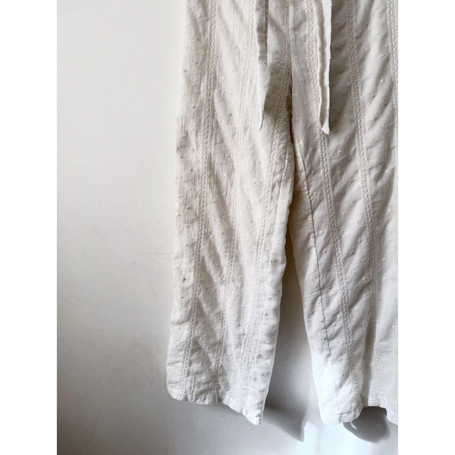 Pantalón broderie (S)