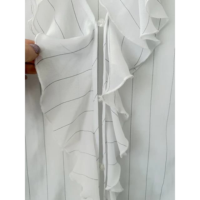 Blusa volados (M)
