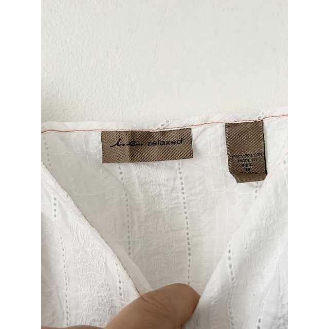 Polera blanca (M)