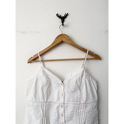 Polera blanca (M)