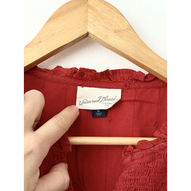 Blusa rojiza (M)