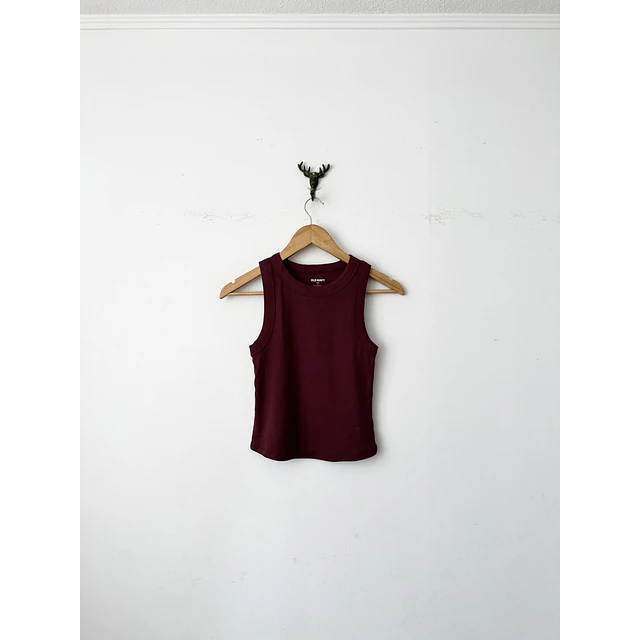 Tanktop burdeo (S)