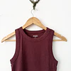 Tanktop burdeo (S)