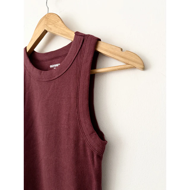 Tanktop burdeo (S)