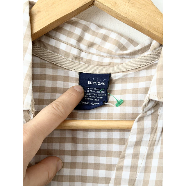 Camisa vichy (L)