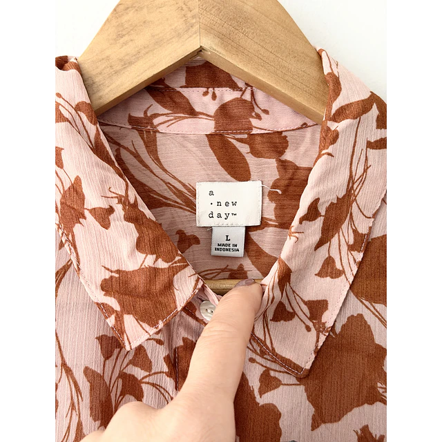 Camisa floral (ML)