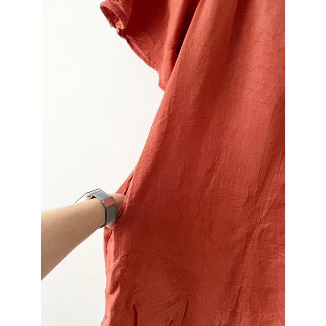 Vestido terracota (S)