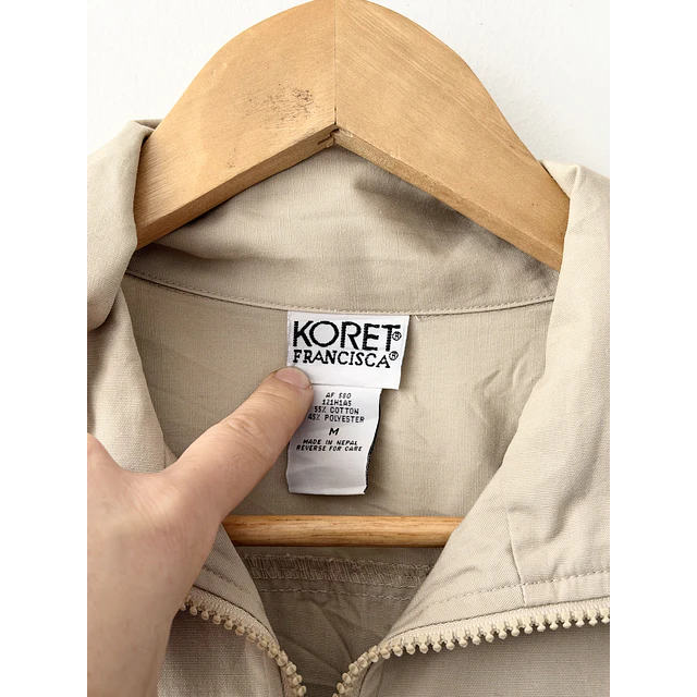 Chaqueta beige (M)