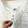 Polera broderie (M)