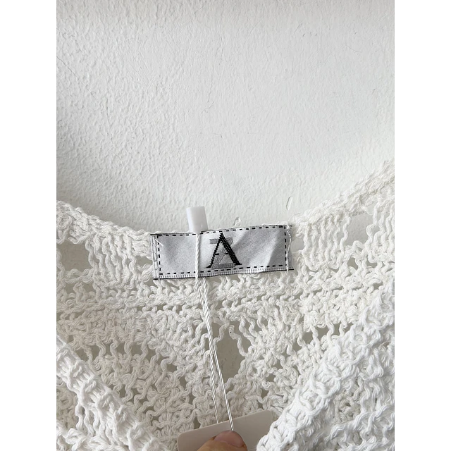 Polera broderie (M)