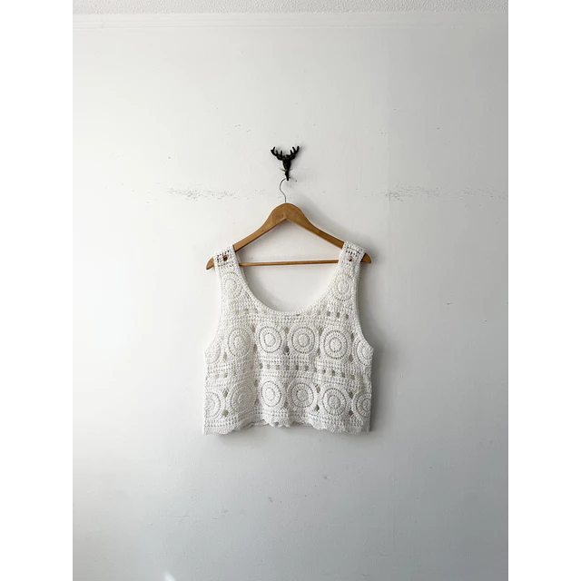 Polera broderie (M)