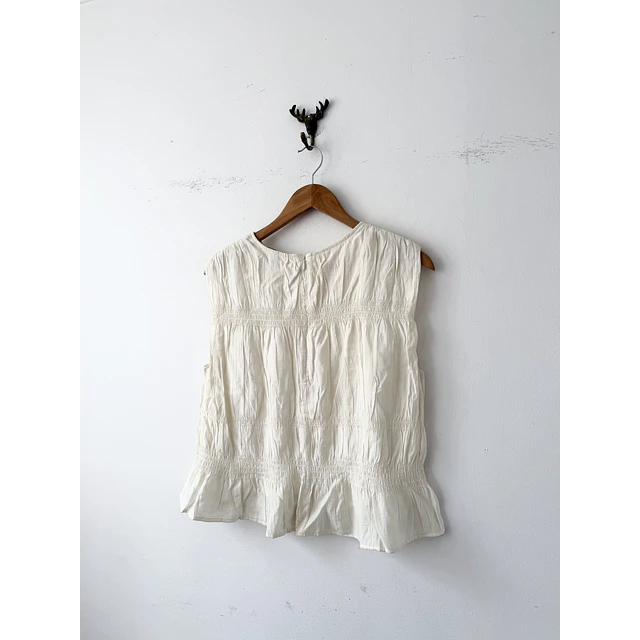 Polera drapeada (S)