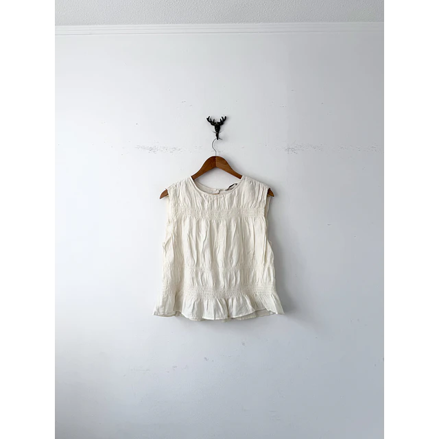 Polera drapeada (S)