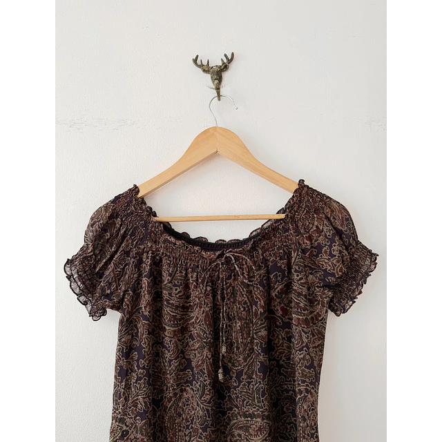 Blusa paisley (S)
