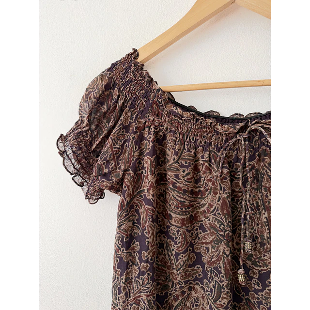 Blusa paisley (S)