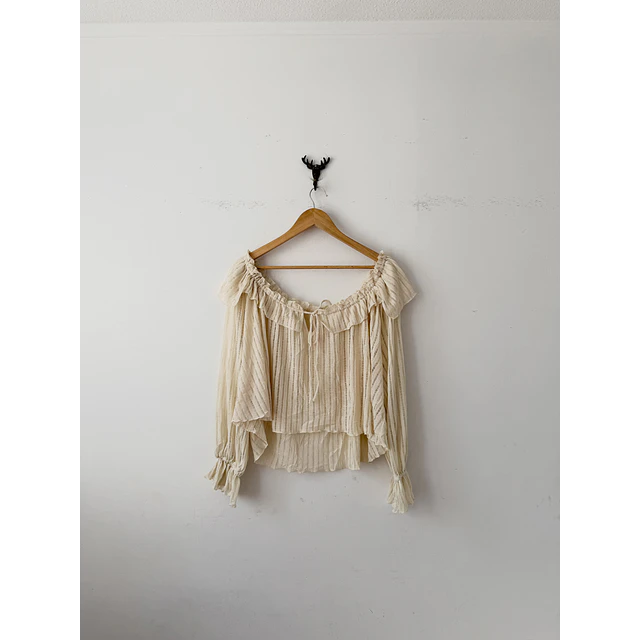 Blusa volados (M)