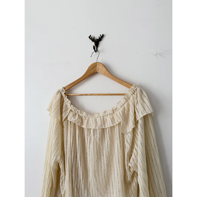 Blusa volados (M)