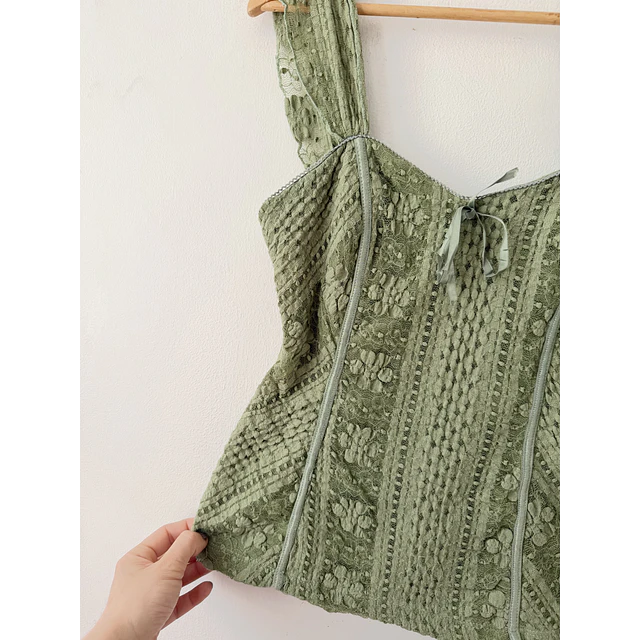 Polera encaje (M)