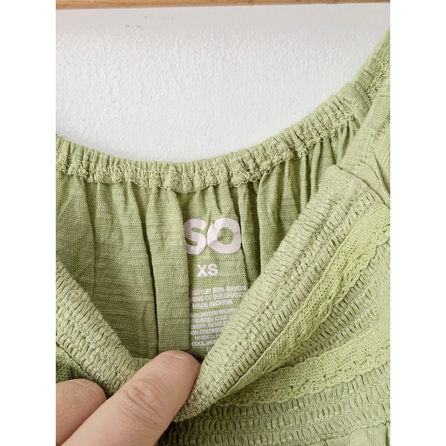 Polera verde (XS/S)