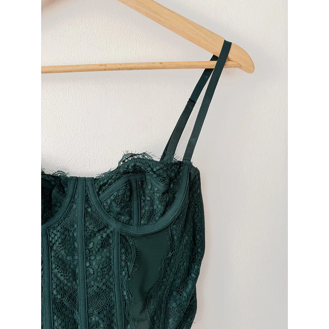 Corset verde (S)