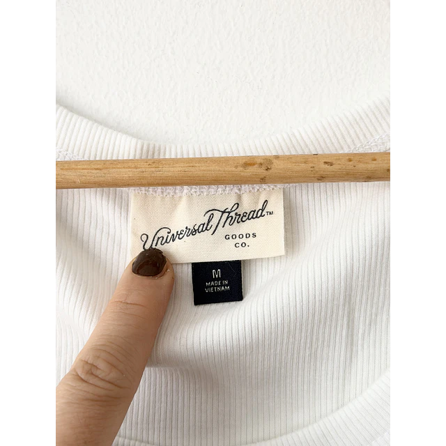 Tanktop blanca (M)