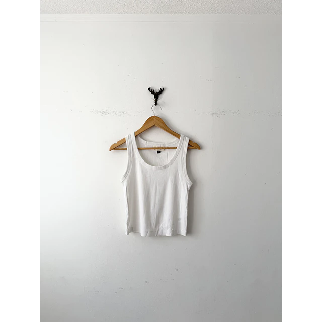 Tanktop blanca (M)
